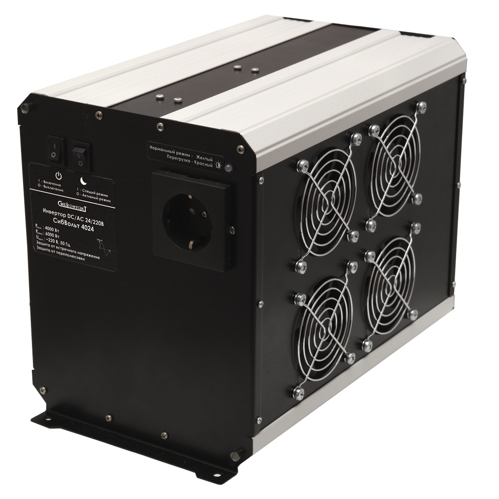 Инвертор DC-AC, 24В/4000Вт Li-ion СибВольт 4024