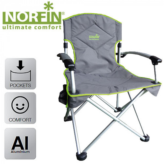 Кресло складное Norfin ORIVERSI NF алюминиевое SALMO (NF-20207)