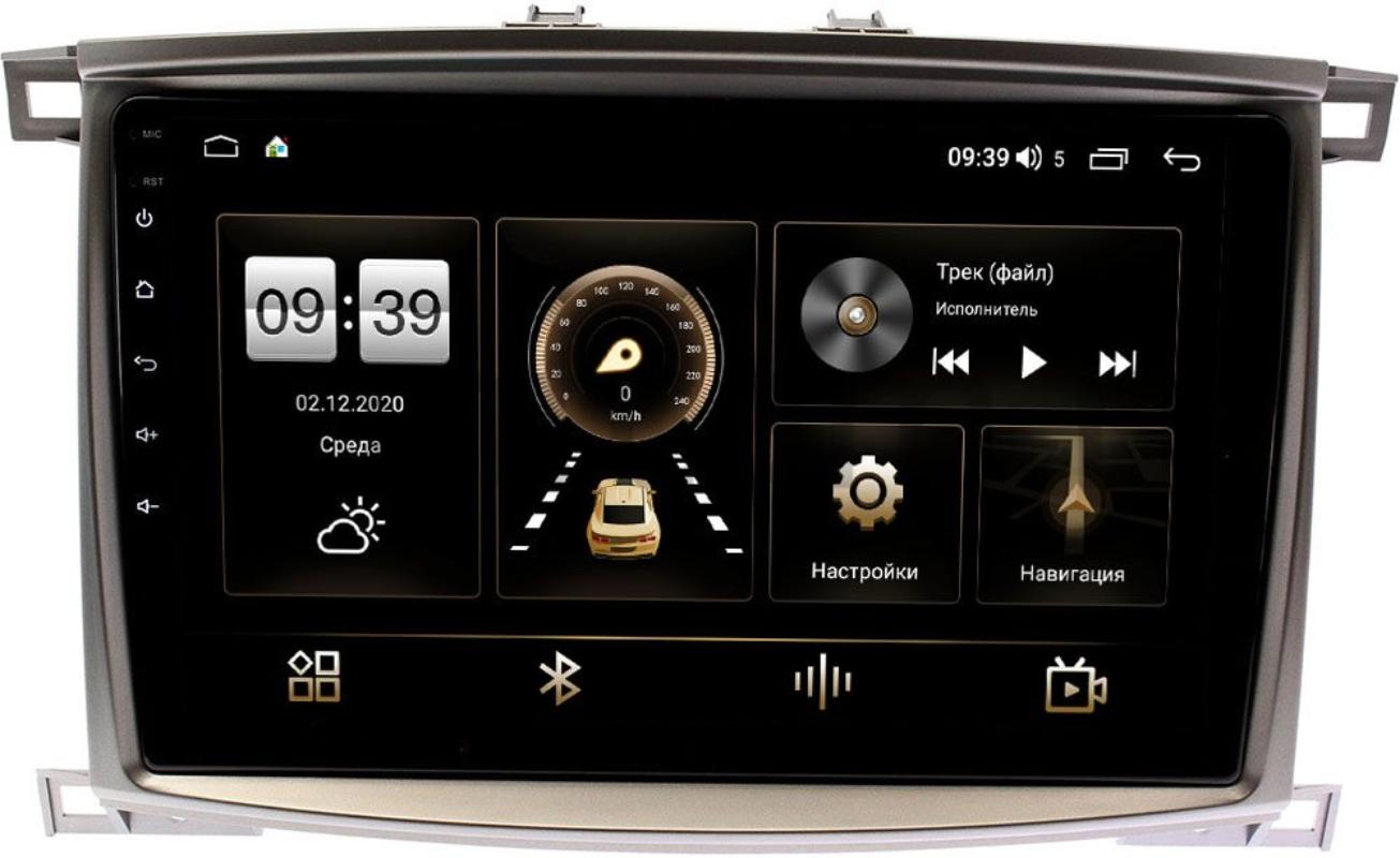 Штатная магнитола Lexus LX II 470 2003-2007 LeTrun 4165-1098 на Android 10 (4G-SIM, 3/32, DSP, QLed) (+ Камера заднего вида в подарок!)