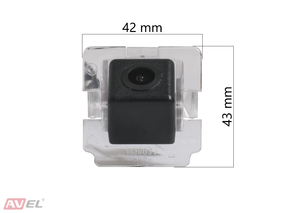 CMOS штатная камера заднего вида AVS110CPR (#060) для автомобилей Citroen/ Mitsubishi/ Peugeot