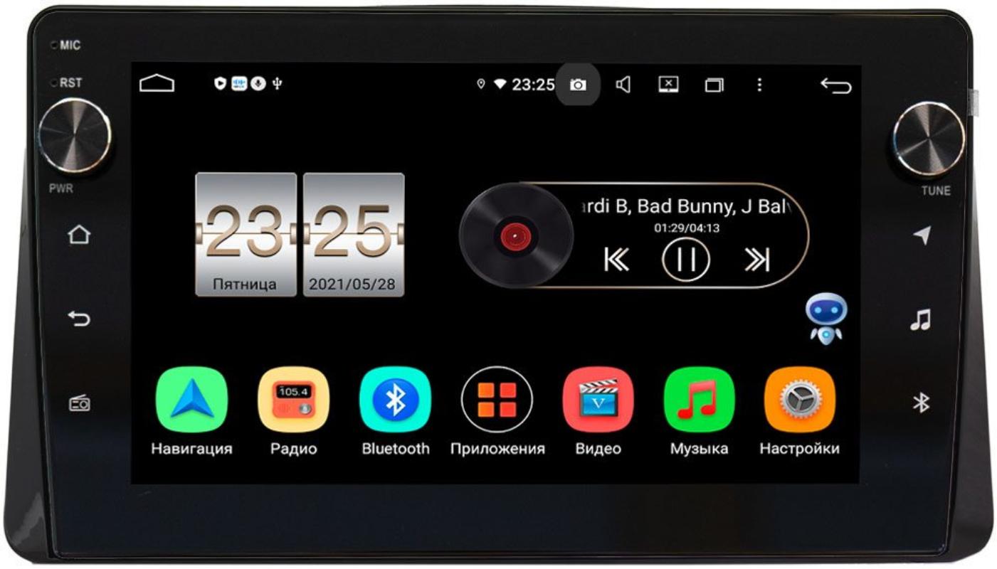 Штатная магнитола Mitsubishi Eclipse Cross 2017-2021 LeTrun BPX410-1080 на Android 10 (4/32, DSP, IPS, с голосовым ассистентом, с крутилками) (+ Камера заднего вида в подарок!)