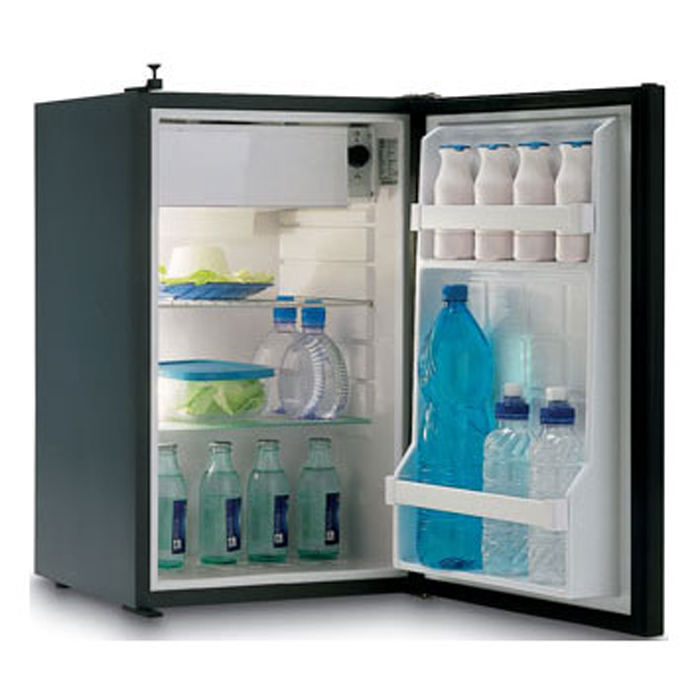 Холодильник Vitrifrigo C51i, встраиваемый компрессорный, 51 литр, чёрная дверь, -18⁰С,питание 12/24V