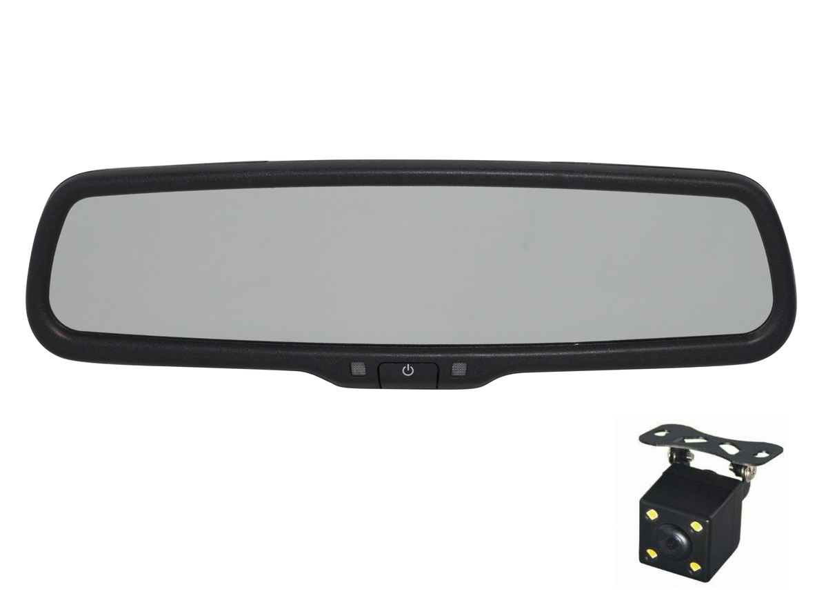 Зеркало заднего вида с двухканальным видеорегистратором Redpower MD50 и камерой переднего/заднего вида
