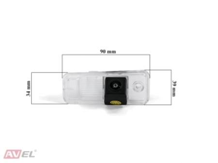 CCD HD штатная камера заднего вида AVS327CPR (#029) для автомобилей HYUNDAI