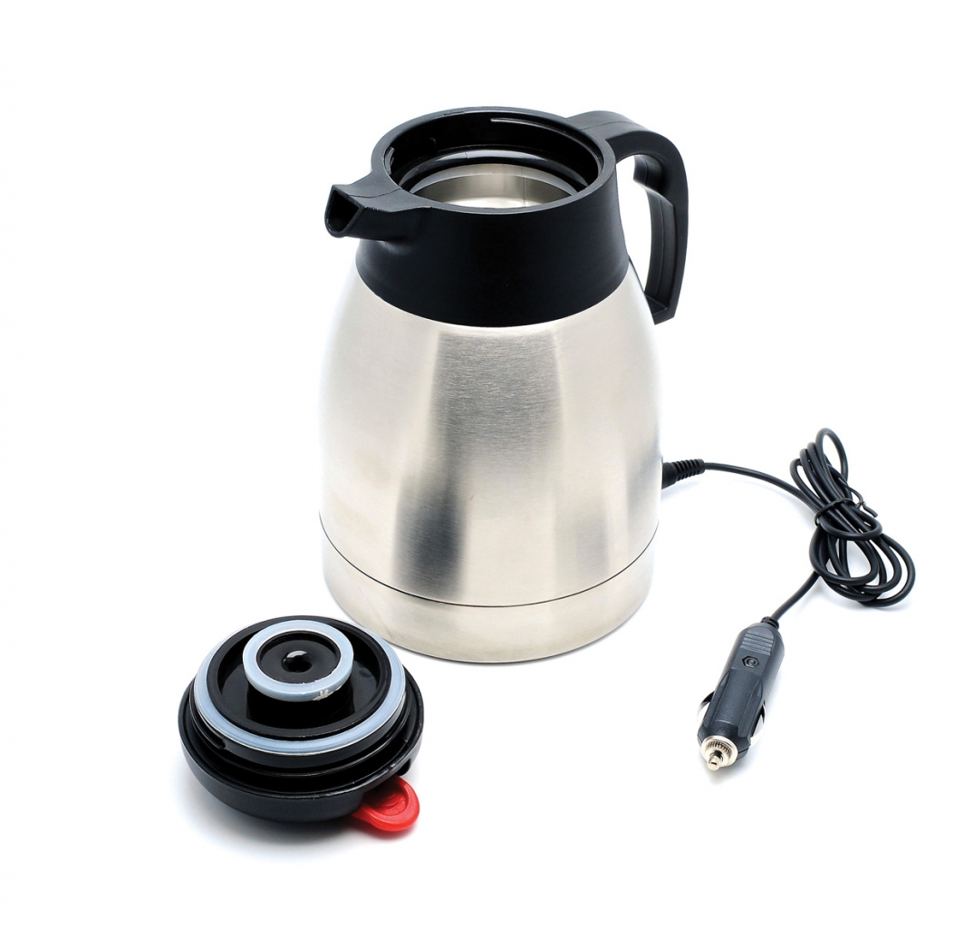Автомобильный чайник-термос KOTO 12V-607 (12В, 0,9л, стальной)