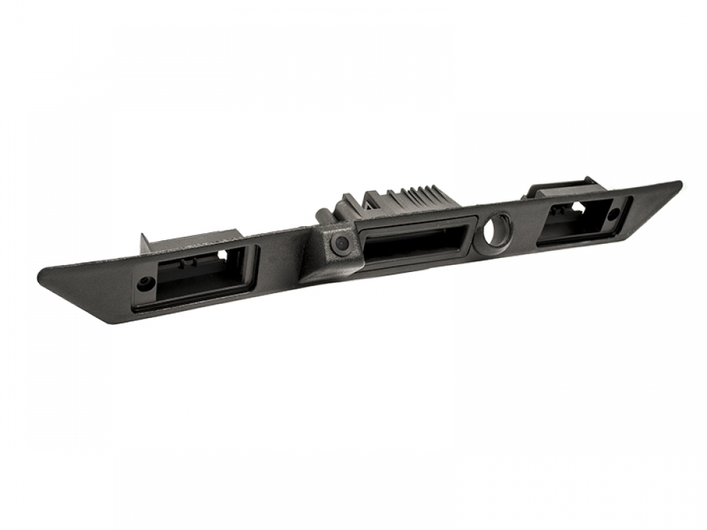 CCD штатная камера заднего вида AVIS AVS321CPR для AUDI A3/A6/A8/Q7, интегрированная с ручкой багажника и планкой (#005)