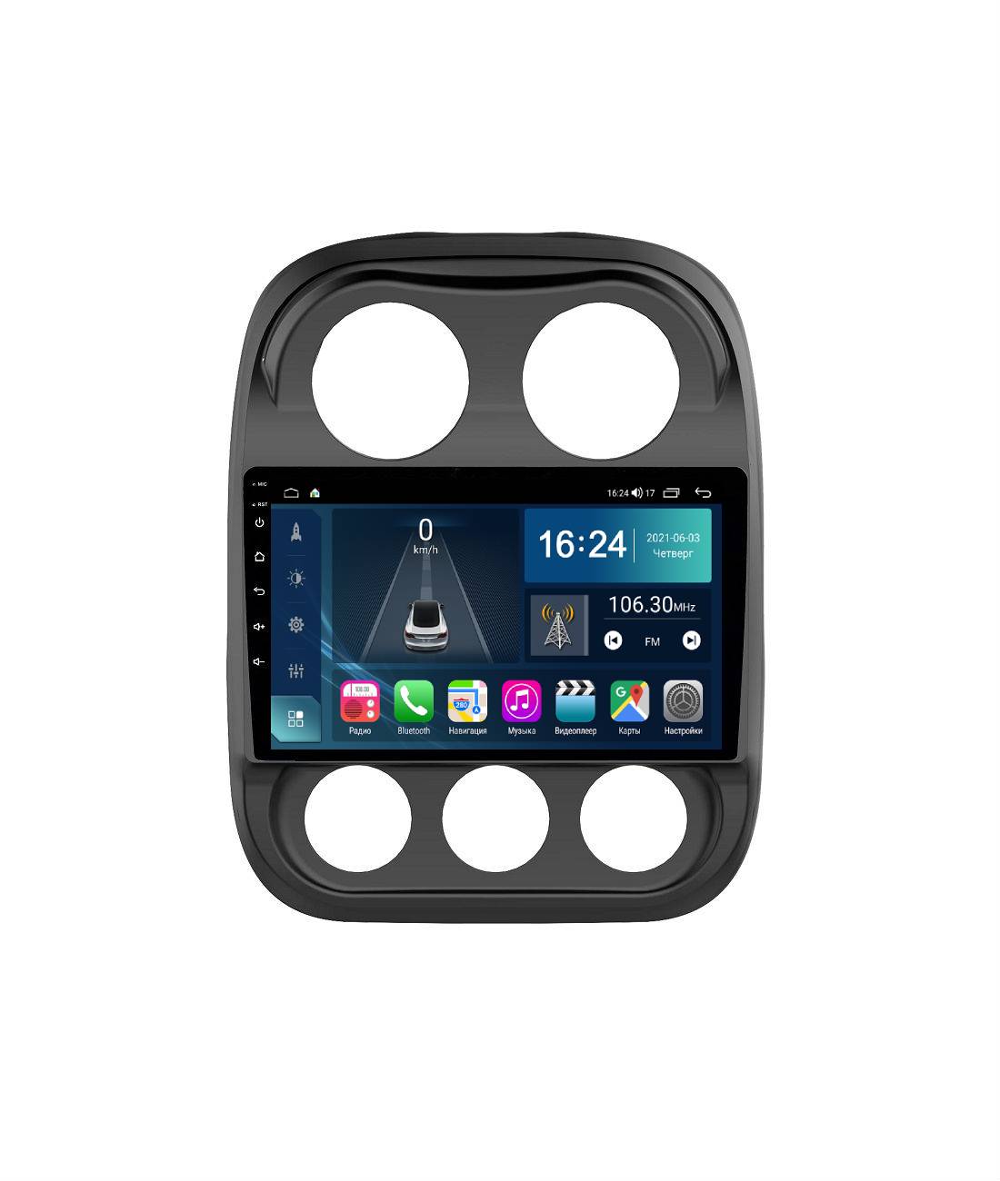 Штатная магнитола FarCar s400 для Jeep Compass на Android (TG1078M)