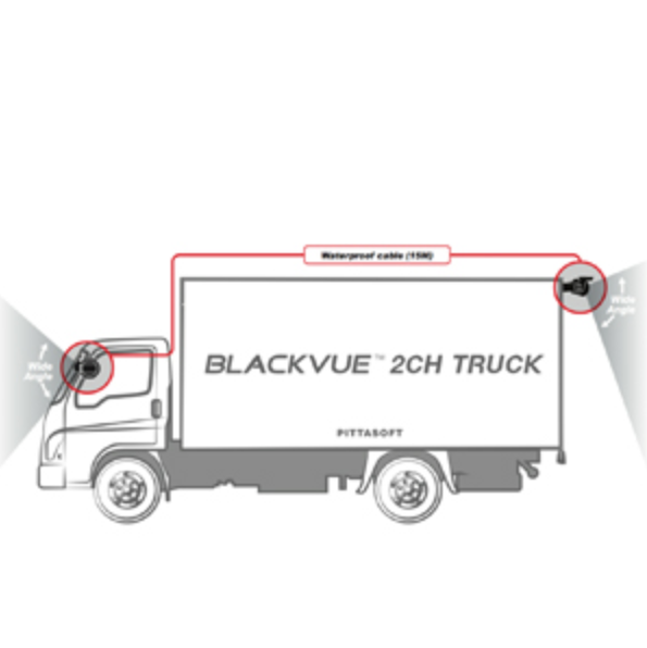Автомобильный видеорегистратор Blackvue DR750X-2CH TRUCK