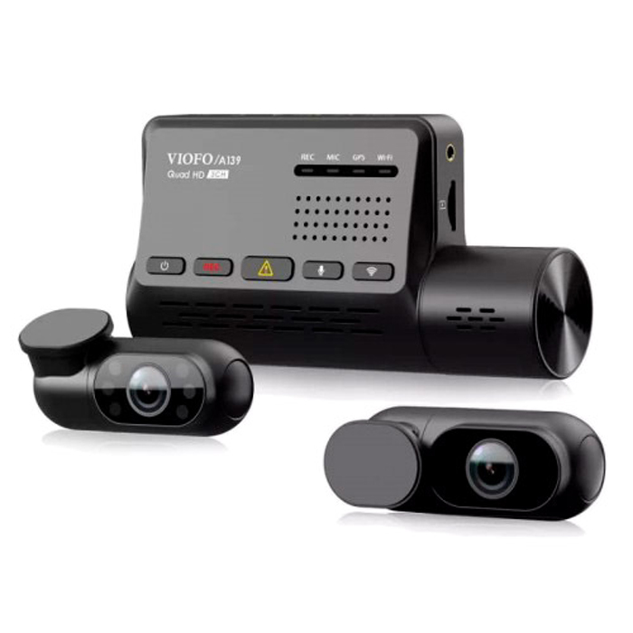 Видеорегистратор с 3-мя камерами Viofo A139 3CH, GPS