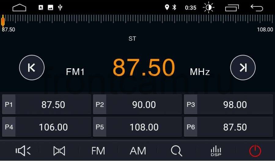 Штатная магнитола Kia Rio IV, Rio IV X-Line 2017-2019 LeTrun 3149-10-419 на Android 10 (DSP 2/16 с крутилками) (с кнопкой)