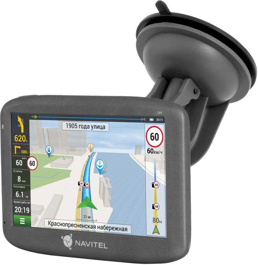 Спутниковый GPS навигатор Navitel E505 Magnetic (Linux)