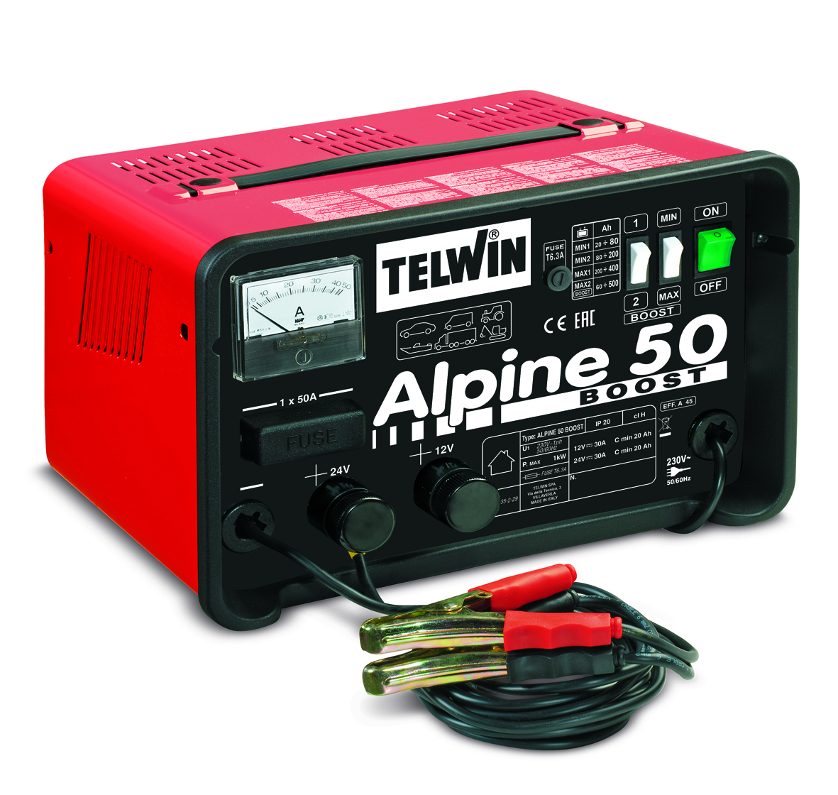 Зарядное устройство Telwin ALPINE 50 230V(12/24В)