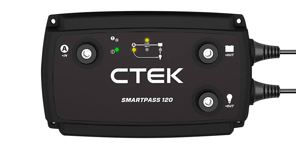 Ctek SMARTPASS 120 блок управления для бортовой сети автодома или катера для распределения энергии между потребителями