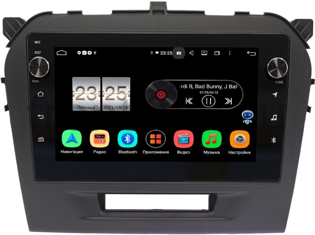 Штатная магнитола Suzuki Vitara IV 2014-2021 LeTrun BPX409-9103 на Android 10 (4/32, DSP, IPS, с голосовым ассистентом, с крутилками) (+ Камера заднего вида в подарок!)