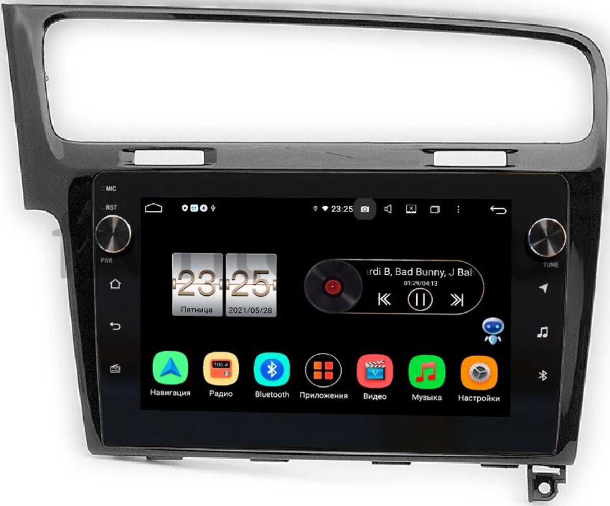 Штатная магнитола LeTrun BPX410-469 для Volkswagen Golf 7 2012-2020 на Android 10 (4/32, DSP, IPS, с голосовым ассистентом, с крутилками)