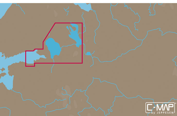 Карта C-MAP EN-N604 - Русские озера