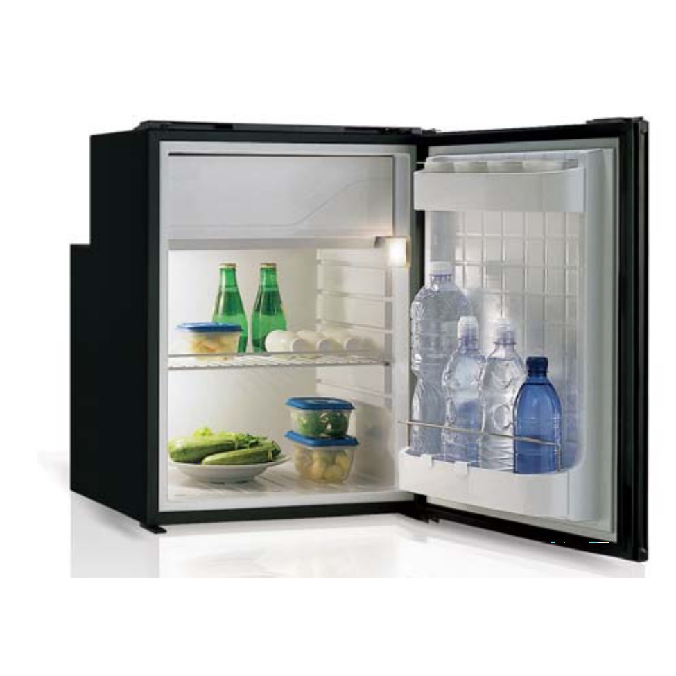 Холодильник Vitrifrigo C90i, встраиваемый компрессорный, 90 литров, серая дверь, -18⁰С,питание 12/24V