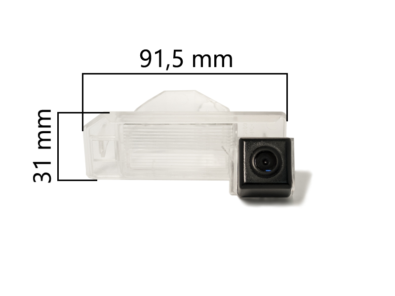 CCD штатная камера заднего вида с динамической разметкой AVEL Electronics AVS326CPR (#056) для CITROEN C4 AIRCROSS/ MITSUBISHI ASX/ PEUGEOT 4008