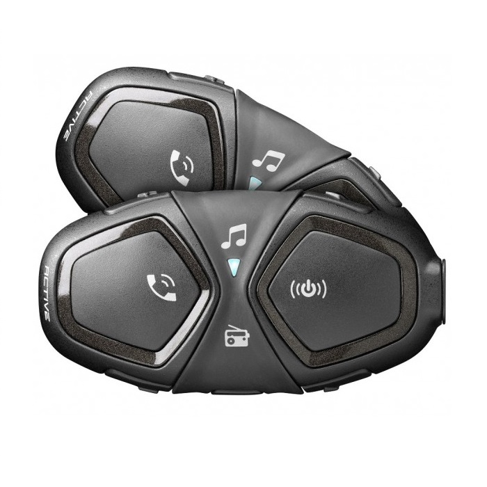 Мото - bluetooth гарнитура - Interphone ACTIVE   -  (комплект из 2 шт.)