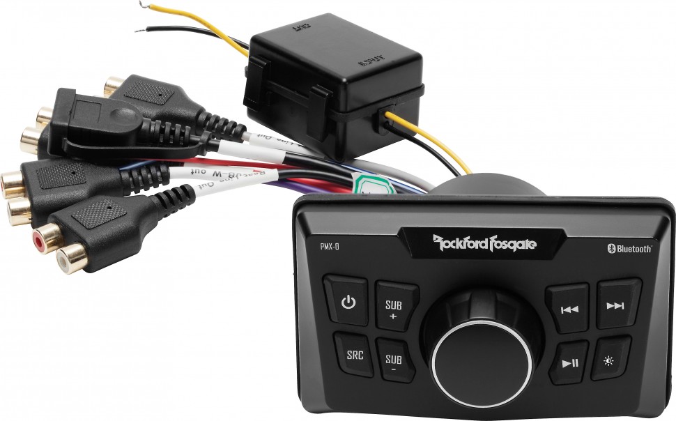 Панель управления Rockford Fosgate PMX-0 с Bluetooth и аудиовыходами