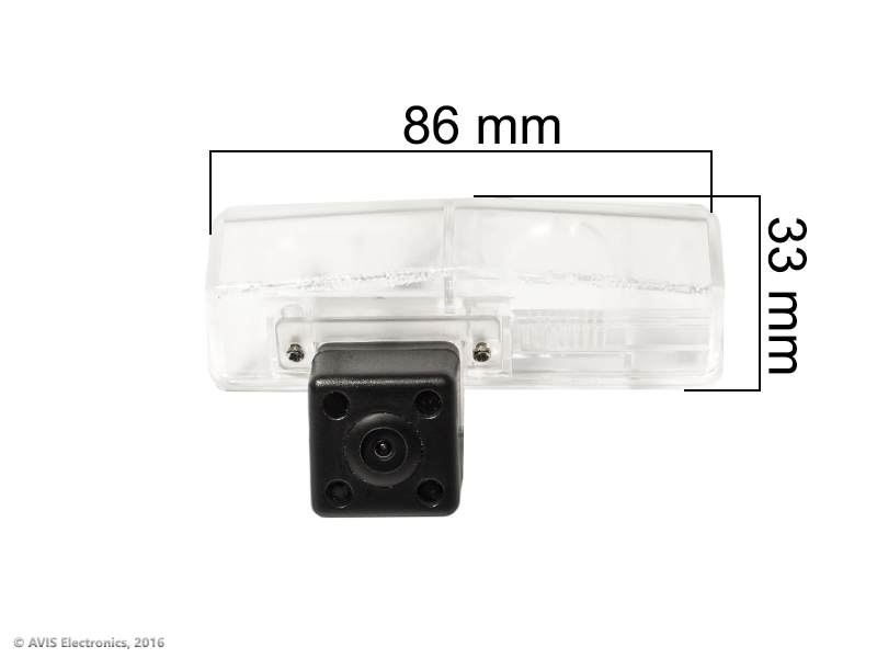 CMOS ИК штатная камера заднего вида AVEL Electronics AVS315CPR (#040) для LEXUS CT 200H / TOYOTA RAV IV (2012 - ...)