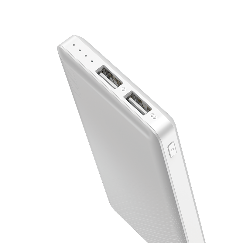 

Портативное зарядное устройство Baseus Mini Cu power bank 10000mAh(Dual USB 2.1A output/micro input )white