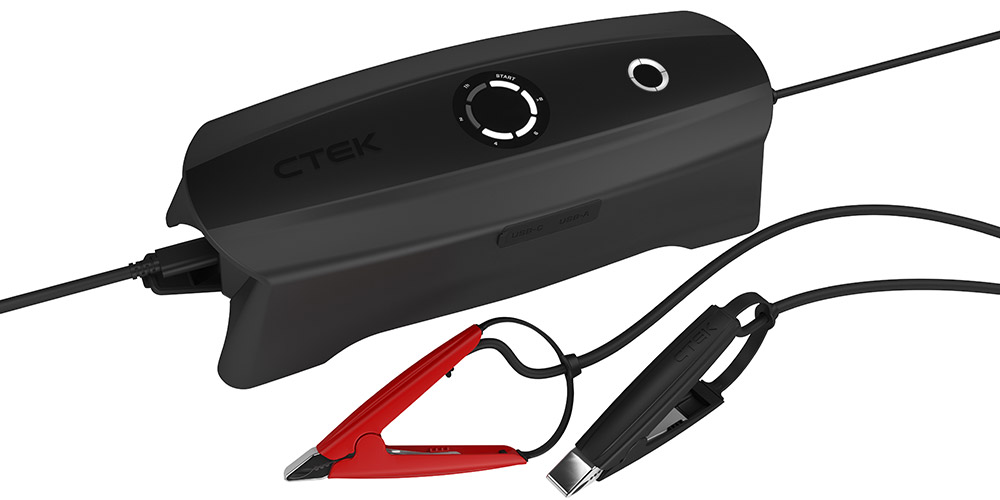 Зарядное устройство со встроенным аккумулятором Ctek CS FREE (+ Антисептик-спрей для рук в подарок!)
