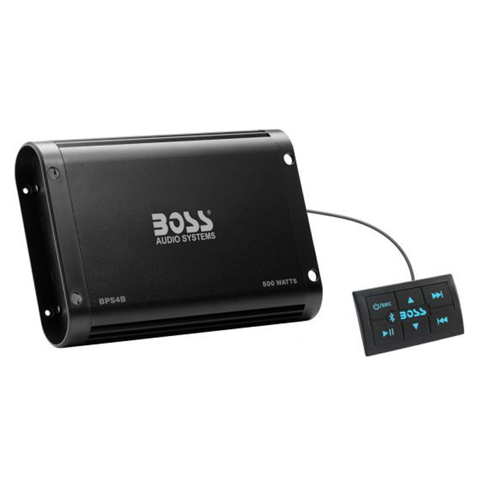 Влагозащищенный усилитель Boss Audio Marine BPS4B (4-кан., Bluetooth)