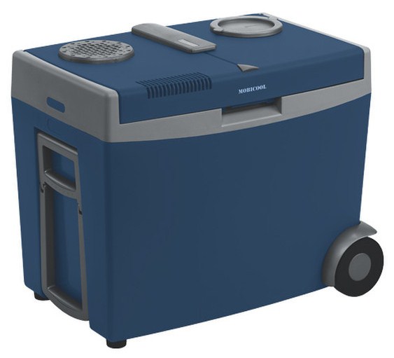 Автохолодильник термоэлектрический на колесах Mobicool W35 (+ Четыре аккумулятора холода в подарок!)