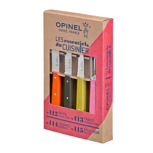 

Набор ножей Opinel Less Essentieles, нержавеющая сталь, (4 шт./уп.), 001452