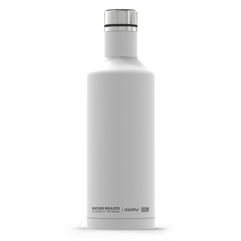 Картинка для Термобутылка Asobu Times square (0,45 литра), белая