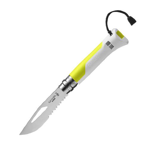 

Нож Opinel №8 Fluo Yellow, желтый, 002320 (+ Антисептик-спрей для рук в подарок!)