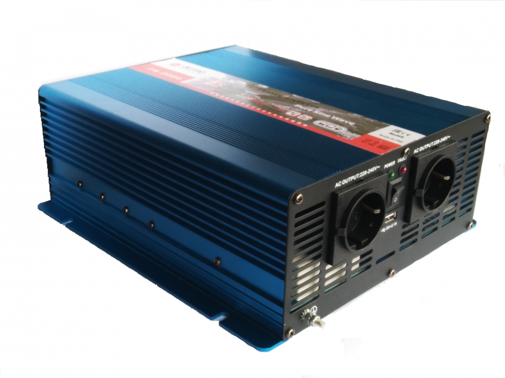 Преобразователь напряжения AcmePower AP-PS2000 (реальный синус, USB)