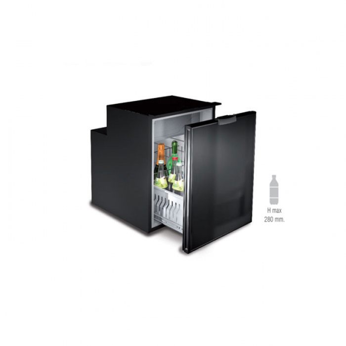 Холодильник Vitrifrigo C90DW, выдвижной компрессорный, 90литров, серая дверь, -18⁰С,питание 12/24V