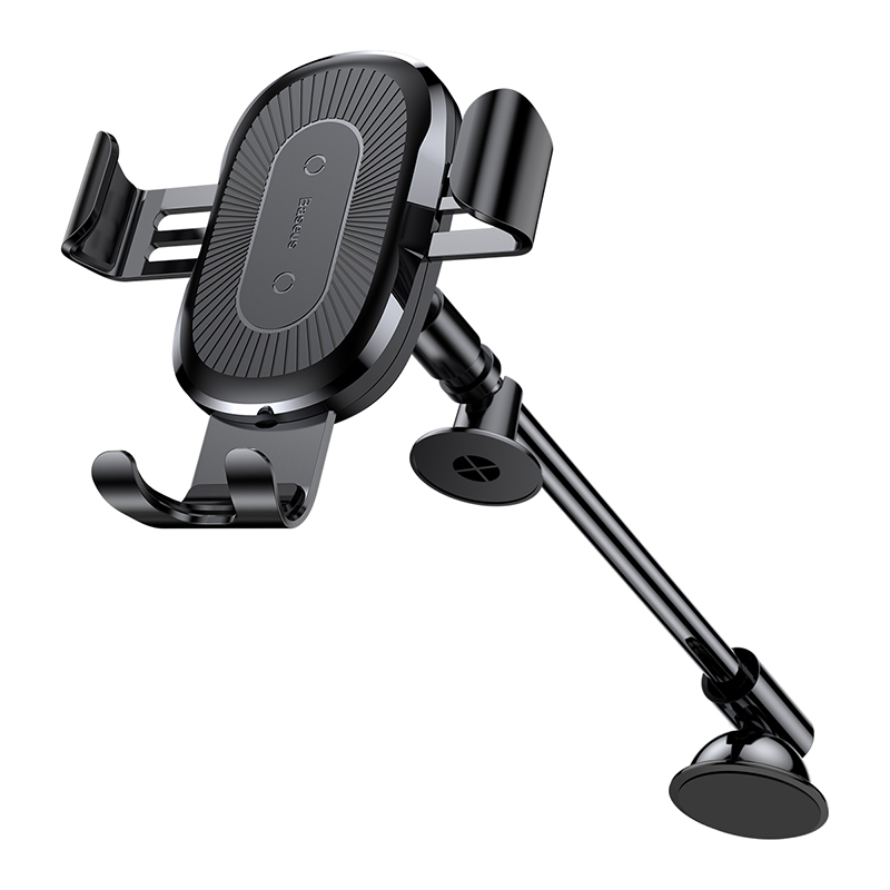 Беспроводное зарядное устройство-автодержатель Baseus Heukji Wireless Charger Gravity Car Mount Black