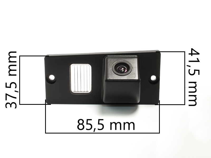 CCD штатная камера заднего вида с динамической разметкой AVEL Electronics AVS326CPR (#037) для KIA SPORTAGE II (2005-2010) / CARNIVAL