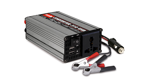 Преобразователь напряжения автомобильный Telwin CONVERTER 310 USB (12В > 220В, 300Вт, 2USB)