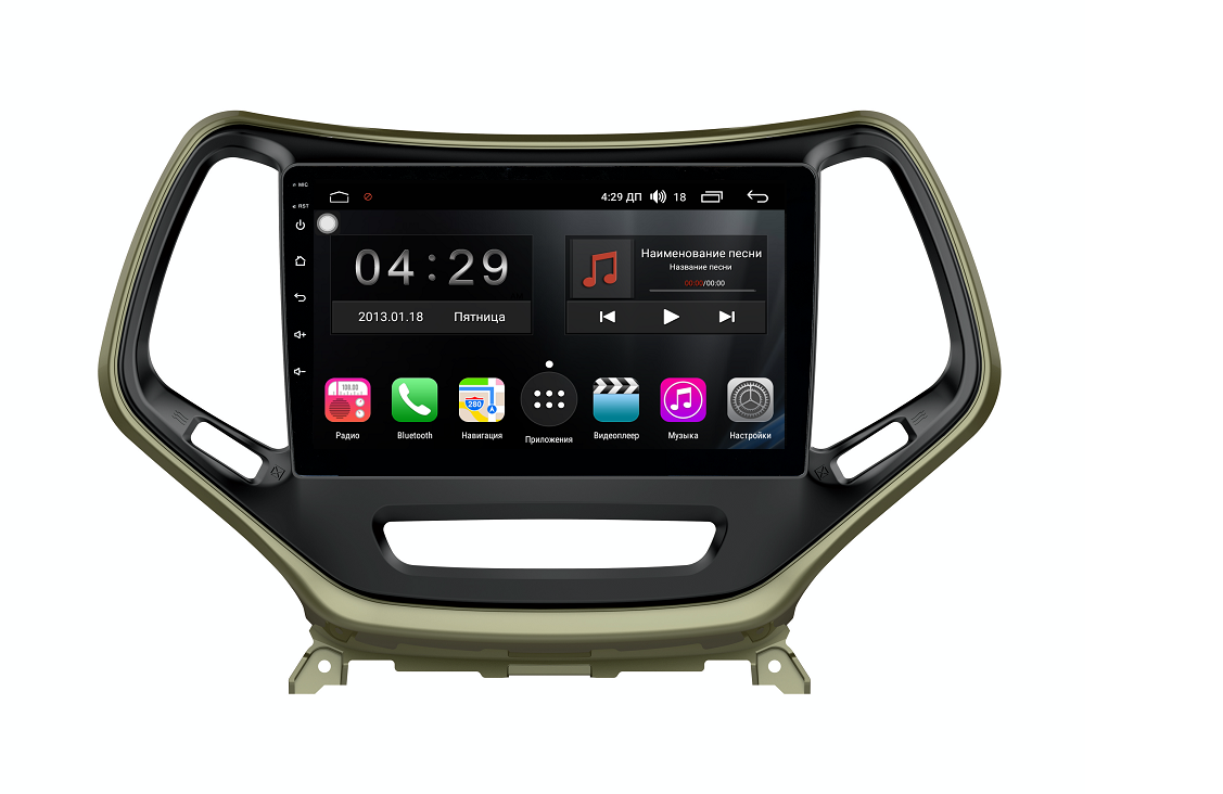 Штатная магнитола FarCar s300-SIM 4G для Jeep Cherokee на Android (RG608R) (+ Камера заднего вида в подарок!)