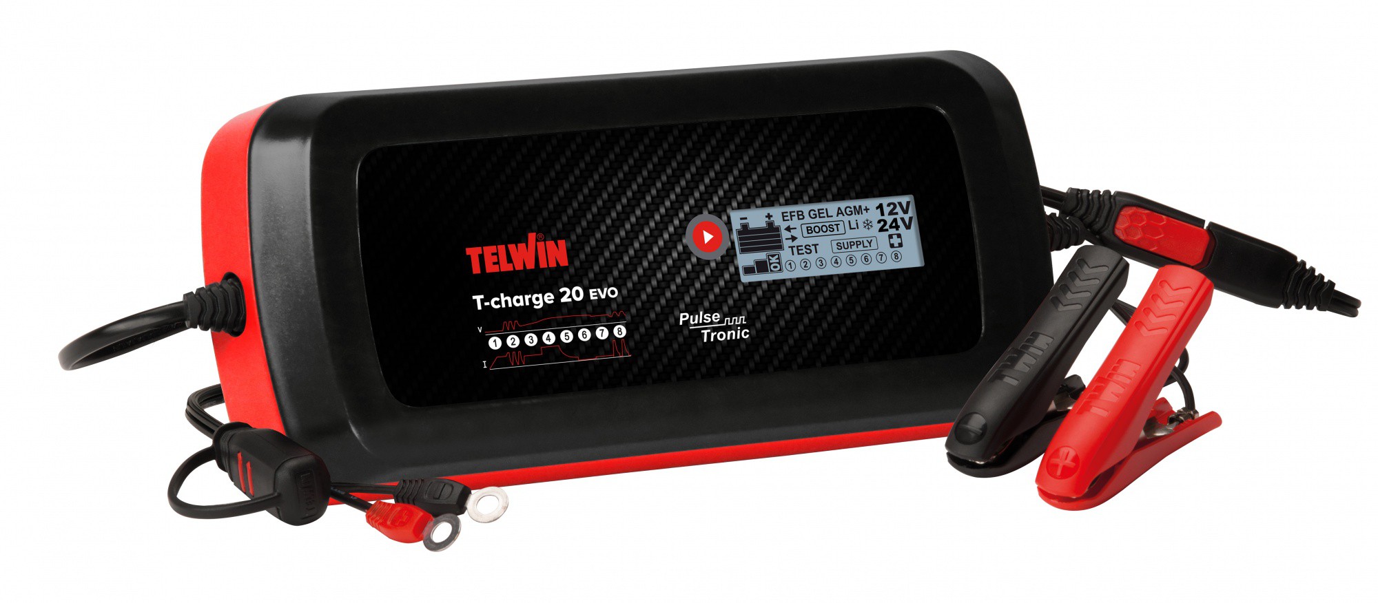 Зарядное устройство Telwin T-CHARGE 20 EVO(12/24В)