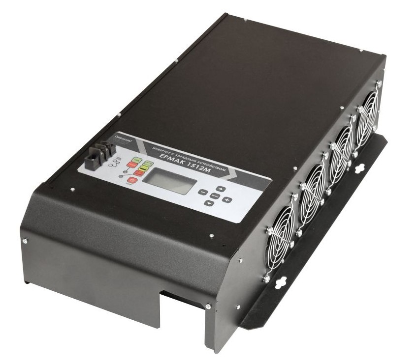 ЕРМАК 1512М OffLine, инвертор DC-AC с зарядным устройством, 12В/1500Вт