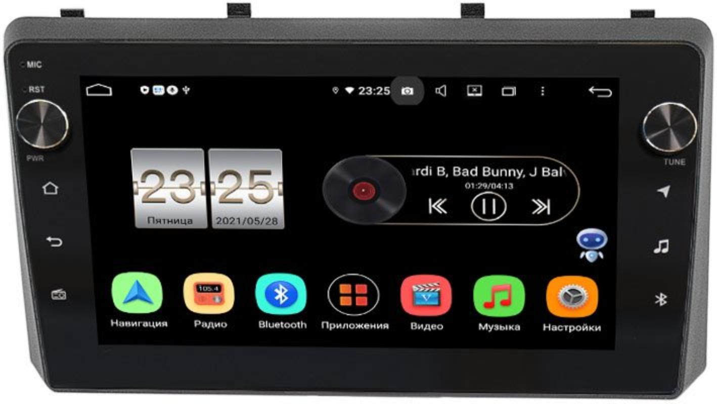 Штатная магнитола LeTrun BPX609-098 для Kia Carnival III 2014-2020 на Android 10 (4/64, DSP, IPS, с голосовым ассистентом, с крутилками)
