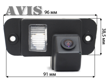 CMOS штатная камера заднего вида AVEL AVS312CPR для SSANGYONG ACTYON (2005-2010) (#076)