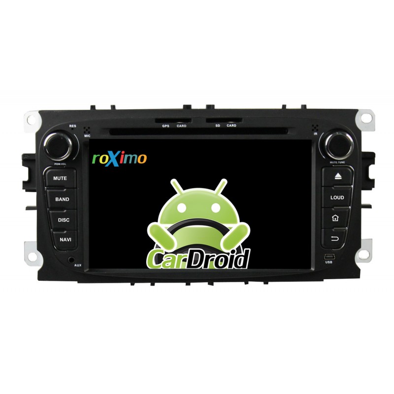 Штатная магнитола Roximo CarDroid RD-1702B для Ford Focus 2, Mondeo (Android 8.0) черный (+ камера заднего вида)