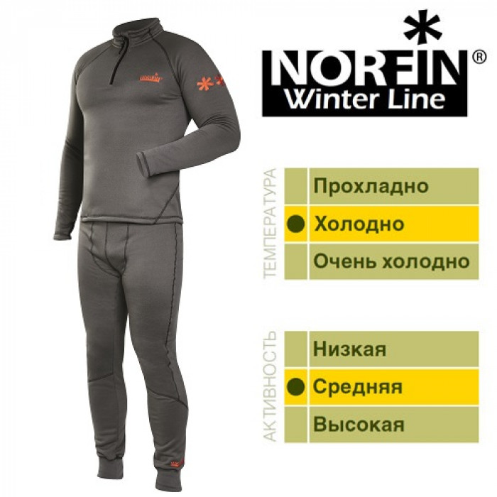 Термобелье Norfin WINTER LINE GRAY 03 р.L (3036003-L)