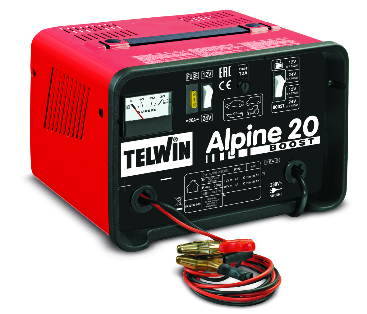 Зарядное устройство Telwin ALPINE 20 230V(12/24В)