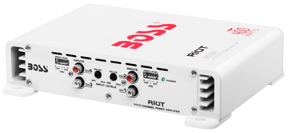 Усилитель влагозащищённый Boss Audio Marine MR1004 (4x100 Вт., класс A/B)