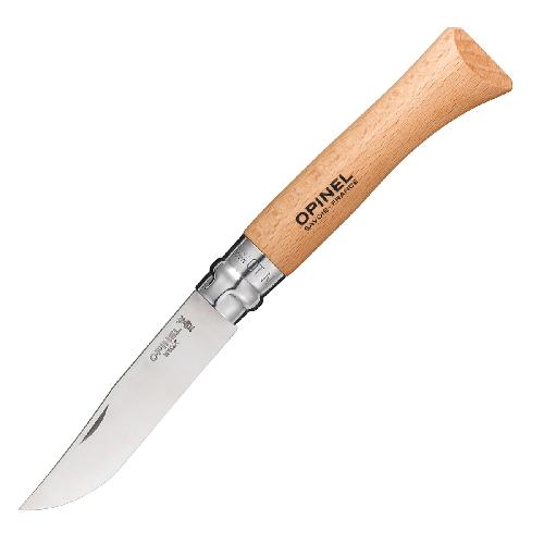 

Нож Opinel №10, нержавеющая сталь, рукоять из бука