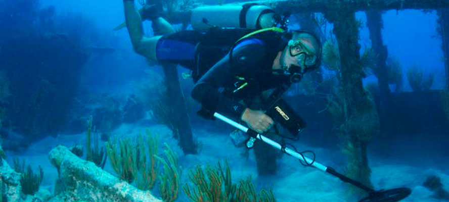 Металлоискатель под водой Fisher CZ 21-10