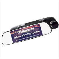 Видеорегистратор в зеркале заднего вида TRENDVISION aMirror Slim Pro Limited