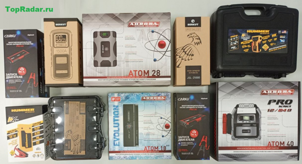 Лучшие пусковые устройства для автомобиля Лучшие пусковые устройства для автомобиля